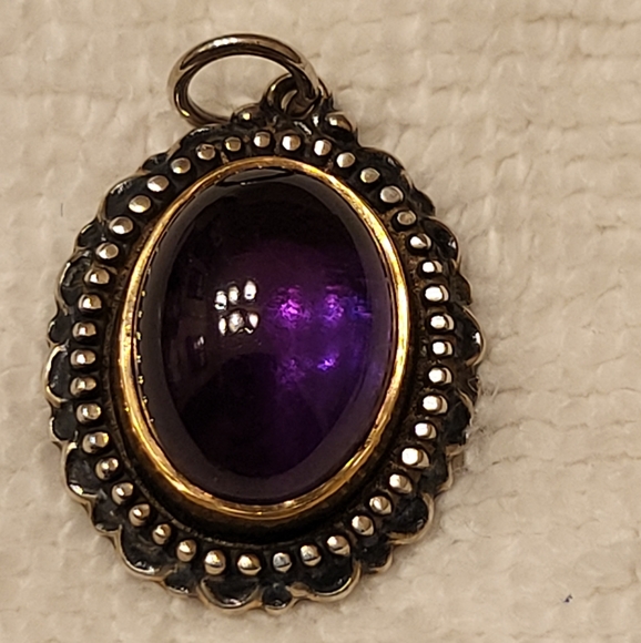 James Avery Jewelry - ♥️EUC♥️ JAMES AVERY RETIRED HEIRLOOM AMETHYST PENDENT & CHAIN